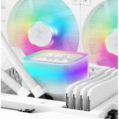 Система жидкостного охлаждения Deepcool LP360 ARGB White (R-LP360-WHMSMC-G-1) Винница - изображение 2