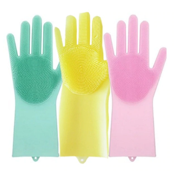 Силіконові рукавички для миття посуду 5511 Дніпро