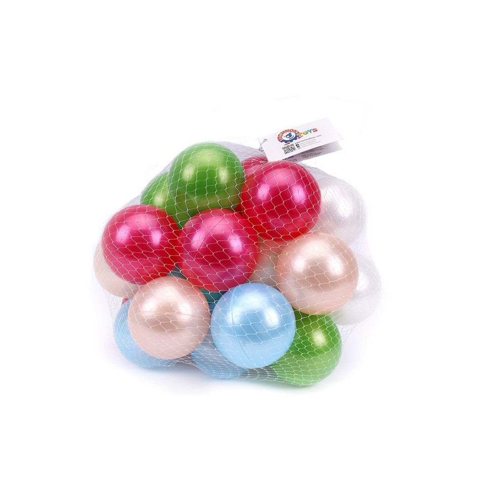 Набор шариков для сухих бассейнов ТехноК 8928TXK, 70 мм 20 шт в сетке Винница - изображение 2