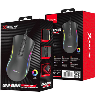 Мишка Xtrike ME GM-226 USB RGB Black (GM-226) Вінниця - фото 8