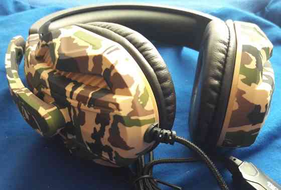 Игровые наушники Камуфляж  Camouflage-Green. Харьков