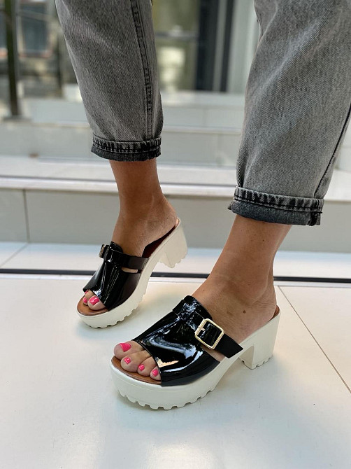 Seastar Шльопанці жіночі SEASTAR GG02 чорні (літо, еко-лак) (2582) 38р.39р.40р. Коломыя - изображение 7