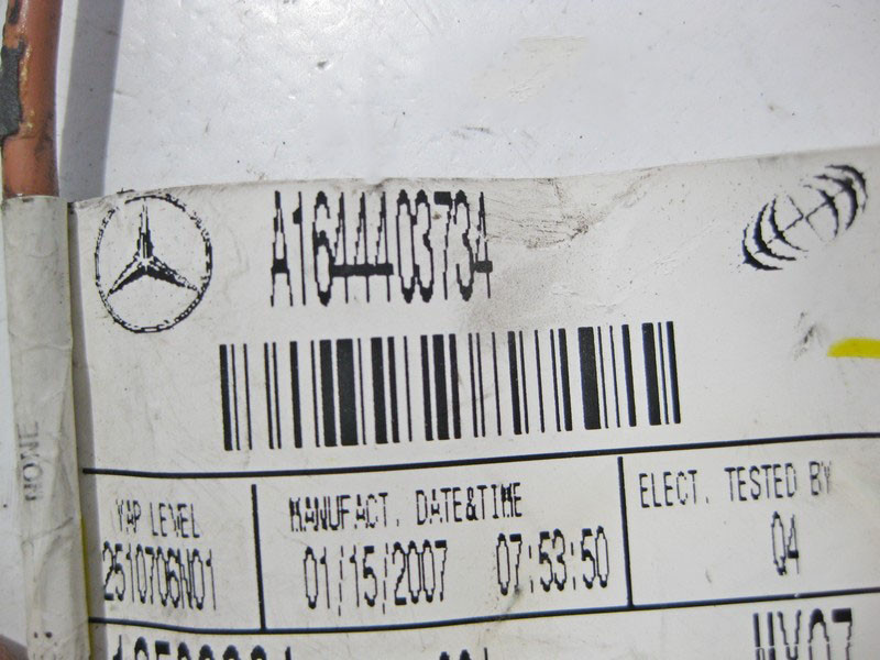 Mercedes-Benz  A1644403734 Джгут електропроводки дверей багажника зліва GL X164 Одеса - фото 3