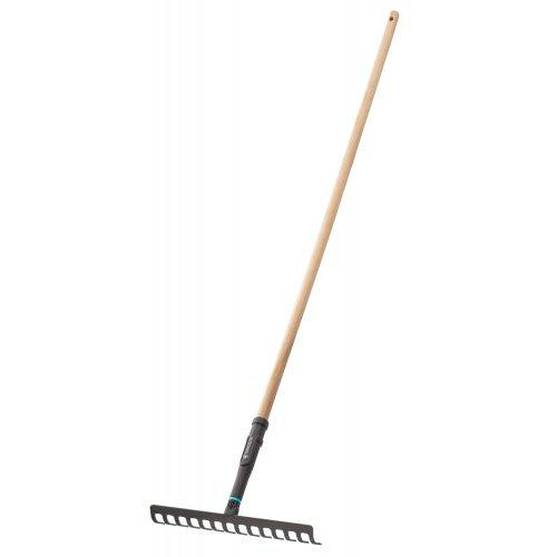 Грабли Gardena NatureLine стальные, 36 см с ручкой Одесса - изображение 1