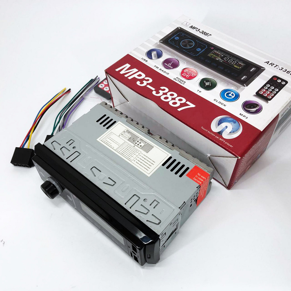 Магнитола автомобильная 1din магнитофон MP3 3887 ISO 1DIN, Штатная магнитола вольцваген автомагнитола ZO-34 Львов - изображение 15