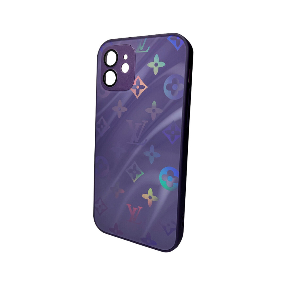 Чохол для смартфона AG Glass Gradient LV Frame for Apple iPhone 14 Deep Purple Київ - фото 1