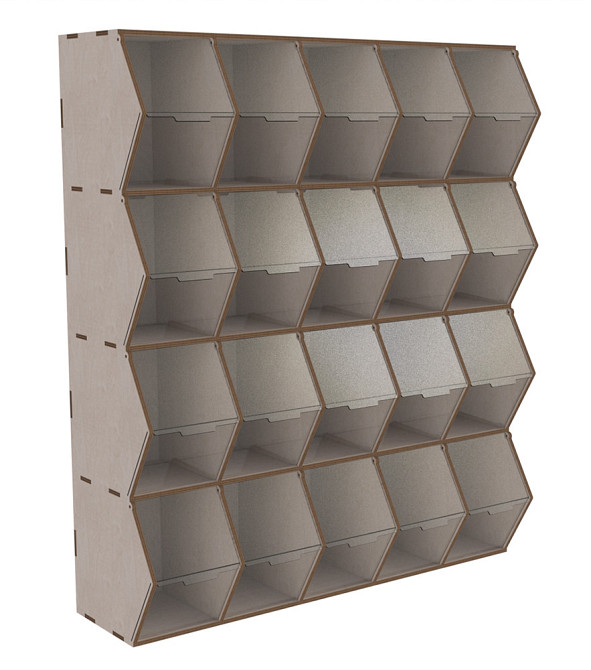 Диспенсер EKOSTAR для цукерок, снеків, горіхів, круп на 20 комірок Київ - фото 2