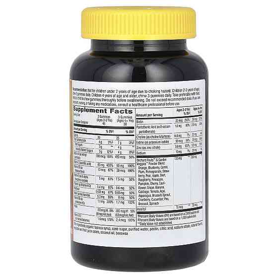 Мультивітаміни для дітей Nature`s Way Alive! Multi-Vitamin 90 жев таб фрукты Київ
