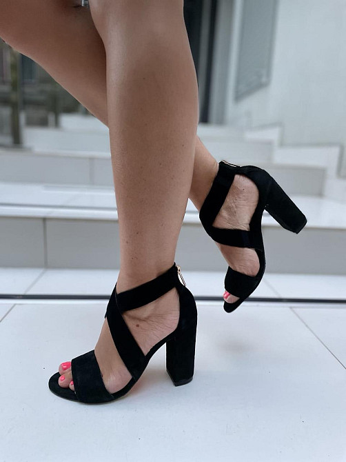 SANTINI Босоніжки жіночі SANTINI 259362-21 чорні (літо, замша натуральна) (3773) 36р.37р.38р. Коломия - фото 10