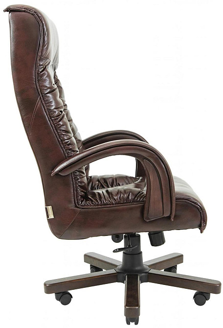 Офисное Кресло Руководителя Richman Onyx Madras Kashtan Wood М3 MultiBlock Коричневый Киев - изображение 3