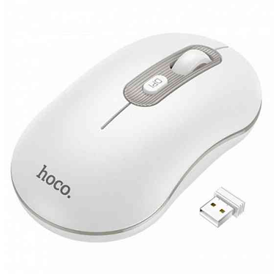 Мышь беспроводная Hoco GM21 Platinum 2.4G business mouse, цвет белый Gray 6931474790958 Одесса