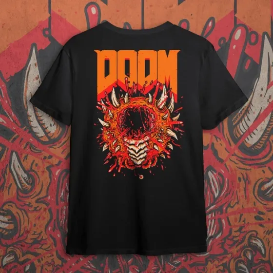 Футболка для подростка мальчика с принтом Doom Cacodemon Размер 160 Anime10778 Днепр