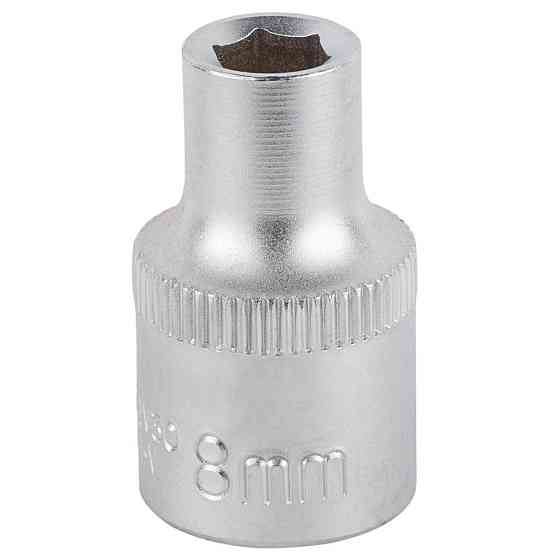 Насадка шестигранна коротка 1/2" 8мм CrV mid SIGMA (6071081) Рівне