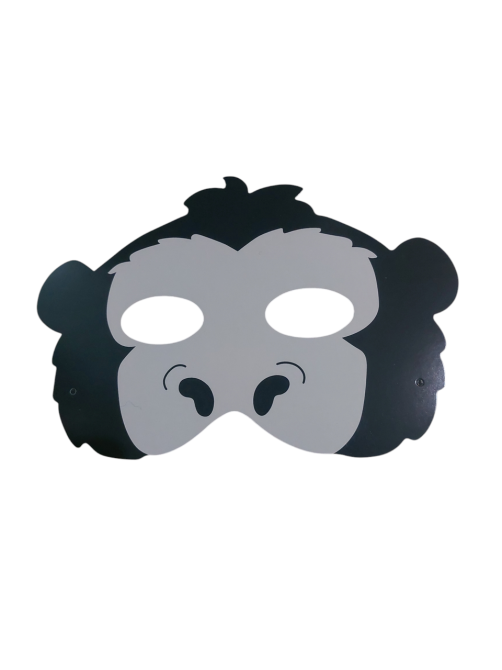 Детская маска Горила картон one size черно-бежевый Киев - изображение 1
