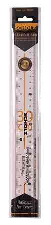 Лінійка "Scholz" 30см пласт. прозора 9030SCH, шт Київ