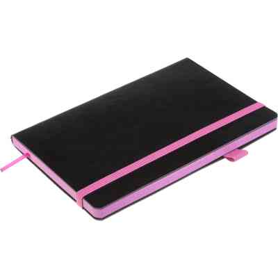 Книга записна Buromax Concept 125x195 мм 96 аркушів в точку обкладинка зі штучної шкіри Рожева (BM.291362-10) Вінниця