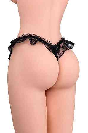 Трусики с жемчугом Fashion Secret Romance Black Sex Aura Киев