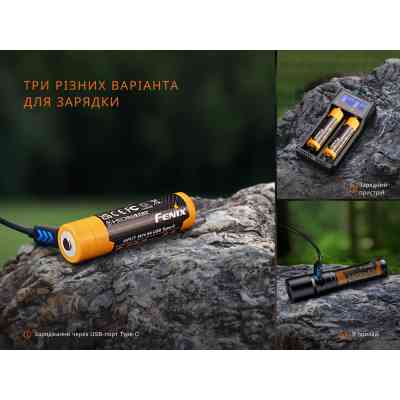 Акумулятор Fenix 18650 (3400 mAh) Type-C (ARB-L18-3400U-V30) Вінниця