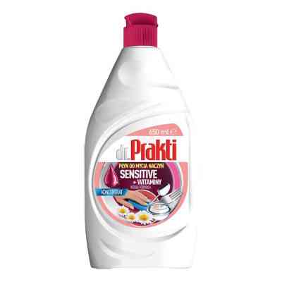 Средство для ручного мытья посуды Dr. Prakti Sensitive + Witaminy 650 мл (5900308777657) Винница