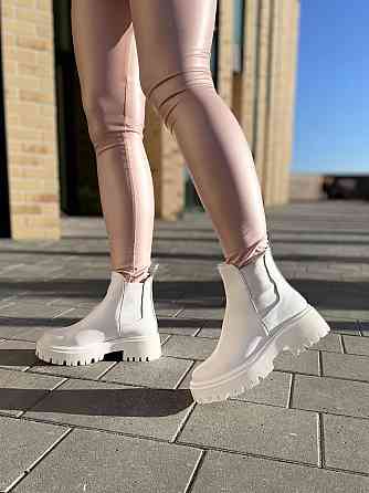 Черевики жіночі GREMMY білі натуральна шкіра зима 35р.-22.5см. 40р.-25.5см. (604/1) Коломыя