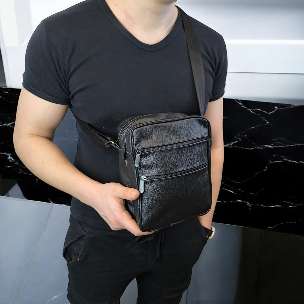 Чоловіча сумка слінг через плече, Сумки-месенджери поштарки, Практична сумка-месенджер JV-48 Львів - фото 16