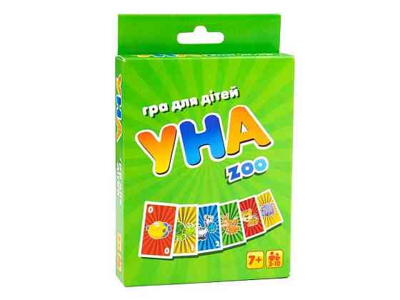 Гра УНА zoo (укр.) у кор-ці 13,5 см-9 см-2,5 см 7016 ТМ STRATEG Київ