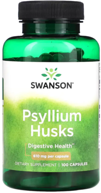 Подорожник Swanson Psyllium Husks 610mg 100 капс Київ - фото 3
