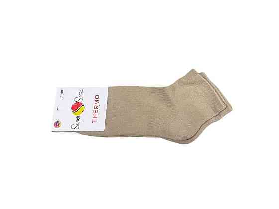 Носки махра бежевый S_000 р.36-40 12пар ТМ SUPER SOCKS Киев