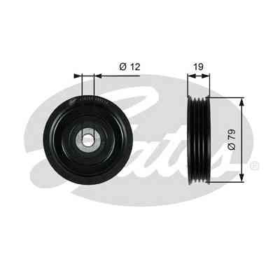 Ролик натяжителя ремня Gates T39184 Винница