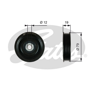 Ролик натягувача ременя Gates T39184 Вінниця - фото 1