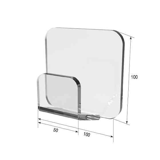 Гачок з акрилу 50х100х100 Київ
