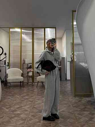 Женский теплый повседневный комбинезон трехнить на флисе Меланж, 42/46 Одесса