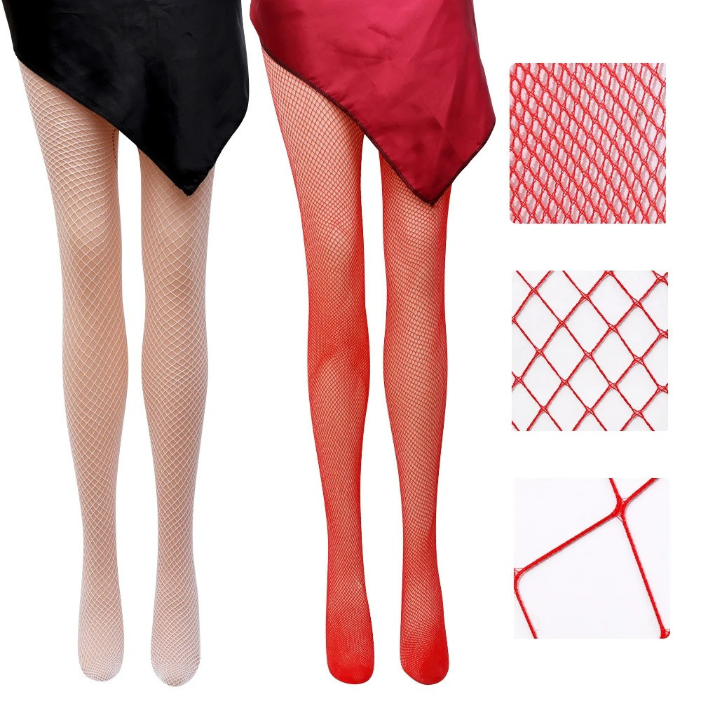 Колготы в сеточку One Size Risa Nylon Fishnet Tights от Leg Avenue, оранжевые Sex Aura Киев - изображение 3