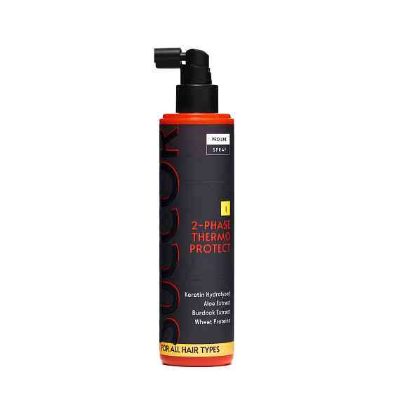 Двухфазный термозащитный спрей для волос 2-Phase Thermo Protect Spray Succor 250 мл Винница