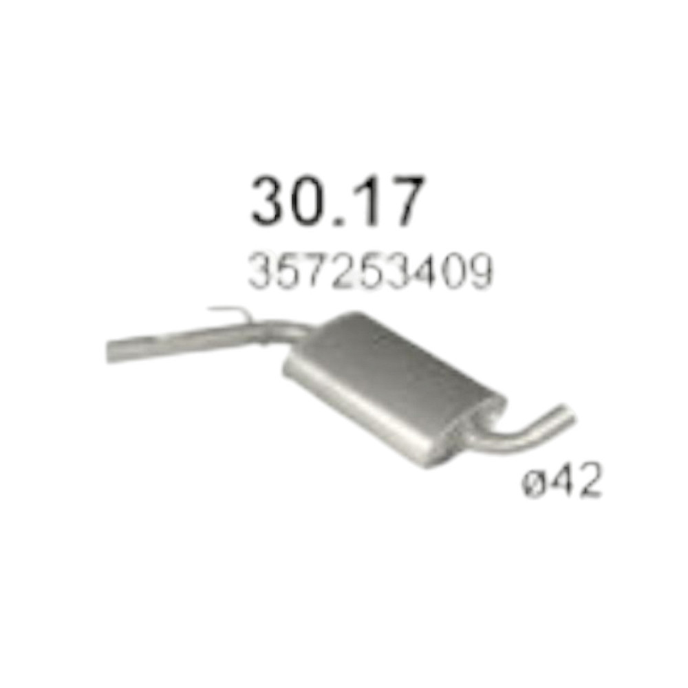 Резонатор Пассат 1.6-1.8 Фольцваген Мукачево - изображение 1