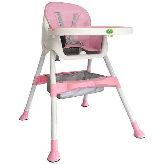 Стульчик для кормления ребенка 3 в 1 Spoko SP-06 Розовый Киев