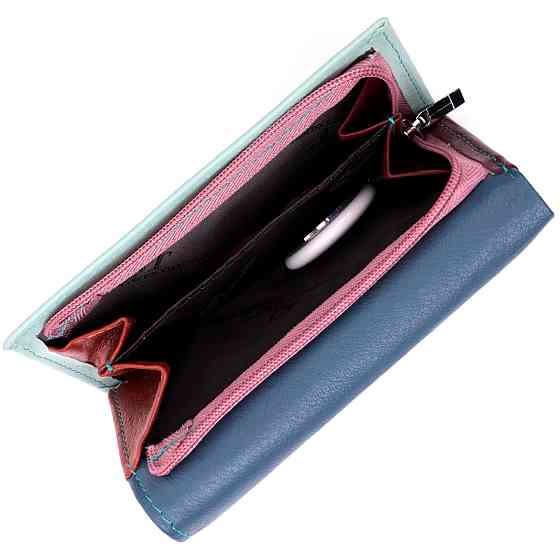 Современный женский кошелек из качественной натуральной кожи Разноцветный (ST Leather) Киев