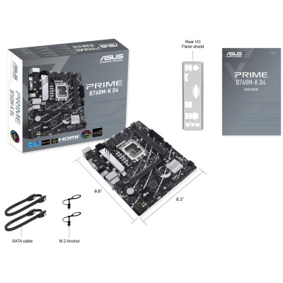 Материнська плата ASUS PRIME B760M-K D4 Вінниця - фото 4