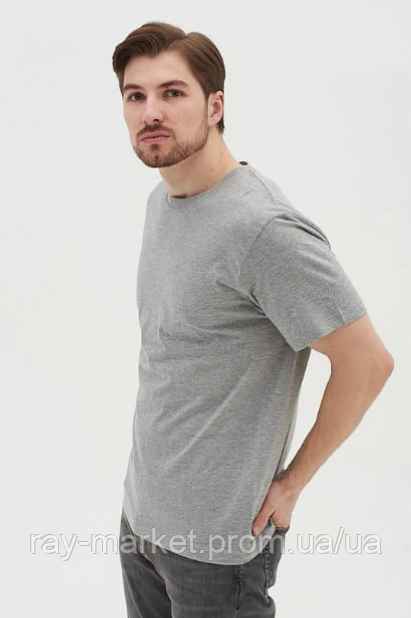Футболка базовая плотная Stedman Comfort-T мужская серый меланж (ST2100-GYH) Киев - изображение 2