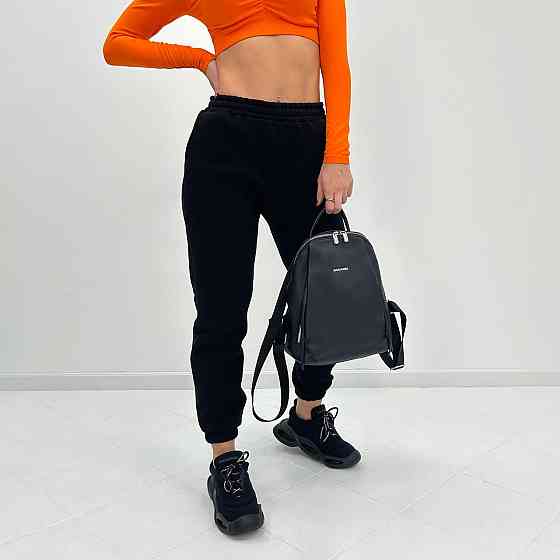 Женские спортивные штаны на флисе Mirage 50-52, Черный Киев