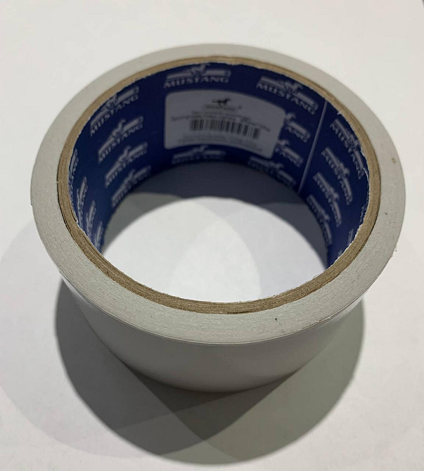 Двухсторонняя тонкая лента MUSTANG 45мм x 10м Ровно - изображение 2