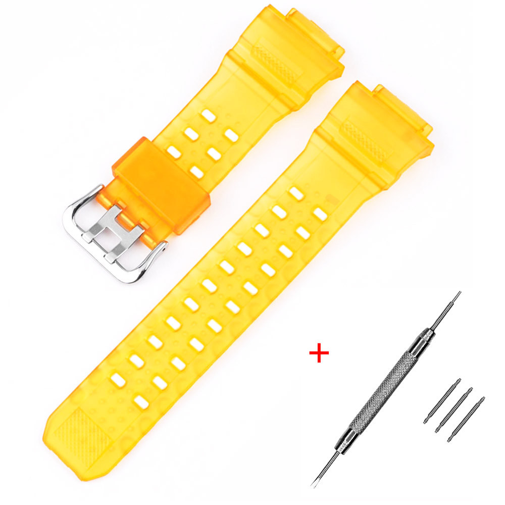 Ремешок для Casio G-Shock GW-9400 Transl Yellow SI SBR Киев - изображение 1