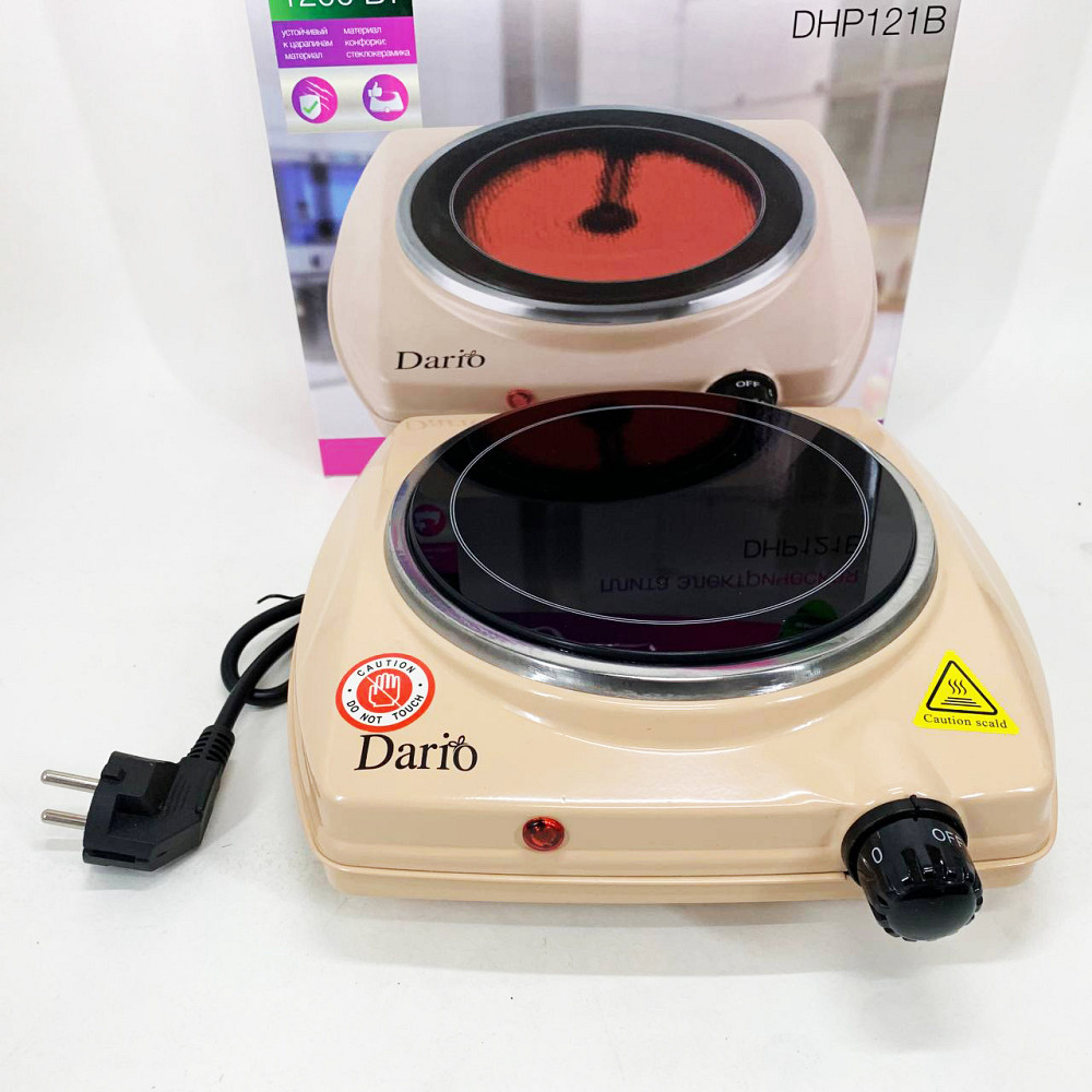 Мощная настольная электроплита DARIO, Дисковая плита для дома, Варочная настольная плита MK-37 Львов - изображение 9