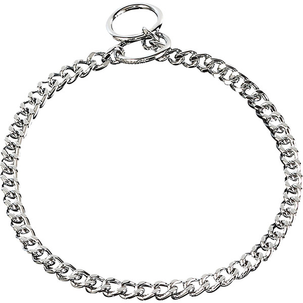 Sprenger Collar Flat Narrow Link СПРЕНГЕР ОШЕЙНИК для собак, короткое звено 3 мм с огранкой, хромированная сталь Киев - изображение 1