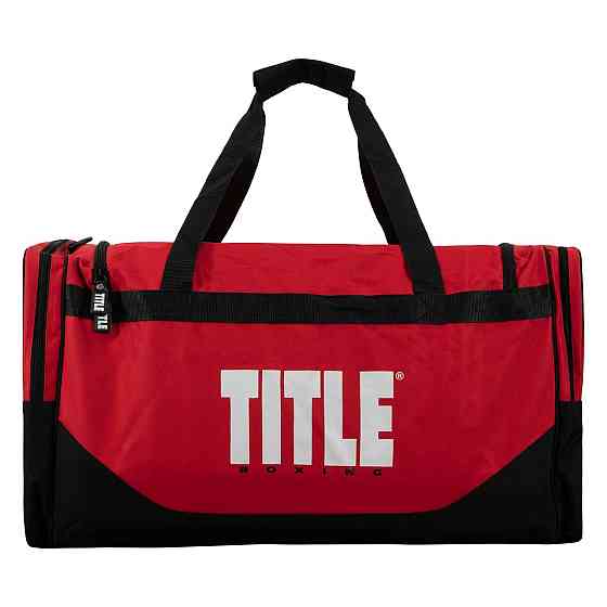 Спортивна сумка TITLE Boxing Deluxe Gear Bag Red (70л.) Каменское