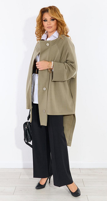 Теплий асиметричний кардиган Київ - фото 3