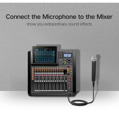 Кабель мультимедійний 6.35mm M to XLR F 2.0m AV131 black Ugreen (20719) Вінниця - фото 5