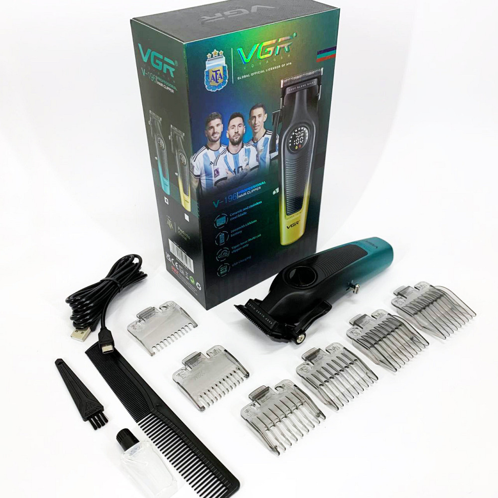 Практична машинка для стрижки волосся VGR, Машинка для видалення волосся на обличчі IP-26 Київ - фото 5