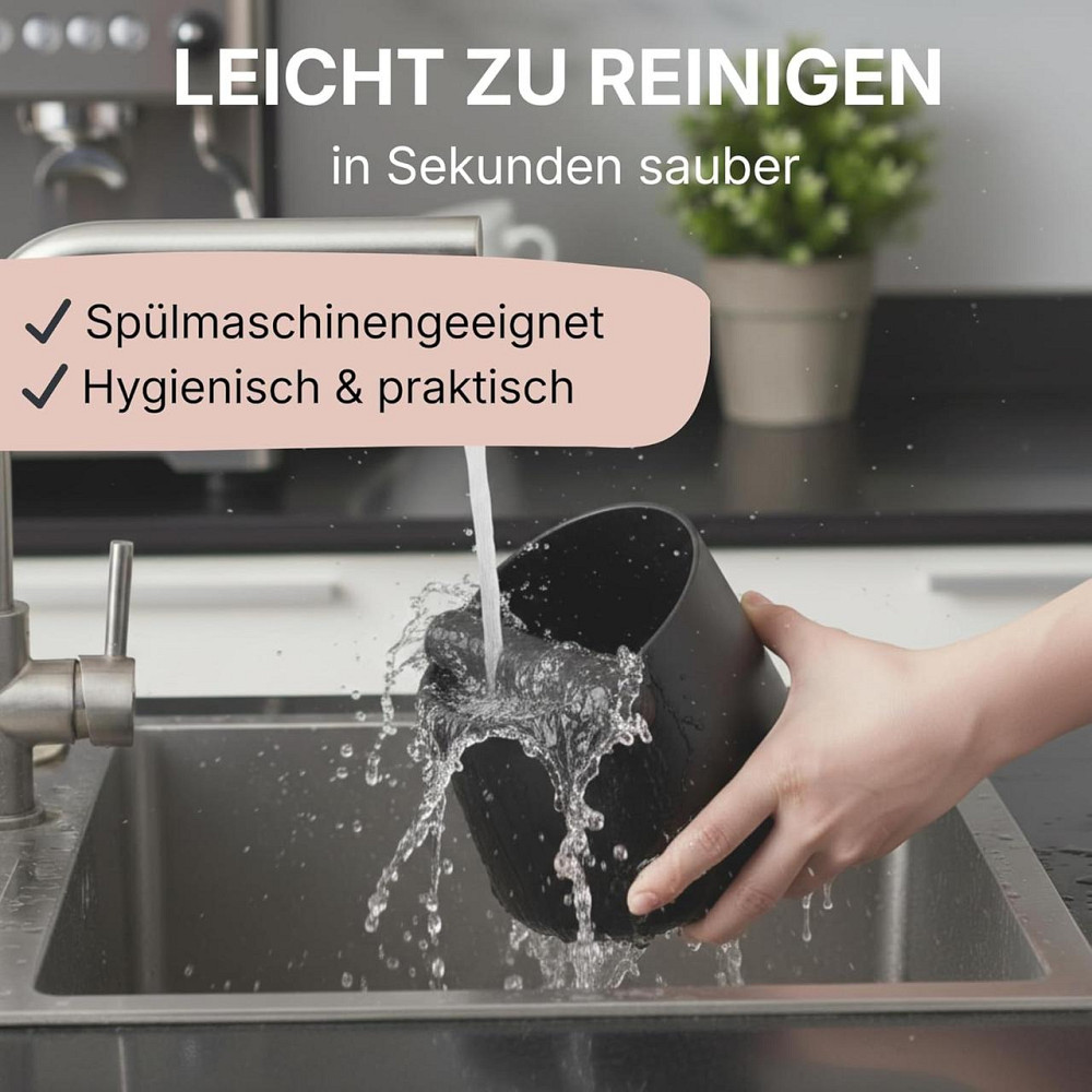 Контейнер для портфильтра черный knock box отбойник для эспрессо компактный нержавеющая сталь Киев - изображение 6