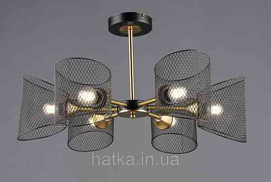 Люстра в стилі лофт B N6685/6 BK+COP Київ